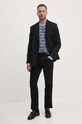 Шерстяной свитер Versace Jeans Couture 77GAFM03.CMN91 голубой AW24