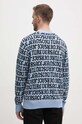 Одежда Шерстяной свитер Versace Jeans Couture 77GAFM03.CMN91 голубой