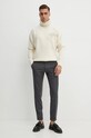 Вовняний светр Paul&Shark 14311059 бежевий AW24