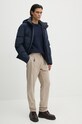 Шерстяной свитер Paul&Shark 14311076 тёмно-синий AW24