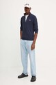 Svetr z vlněné směsi PS Paul Smith M2R.531XZ.N22226 námořnická modř AW24