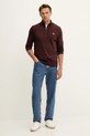 PS Paul Smith sweter z domieszką wełny M2R.531XZ.N22226 bordowy AW25