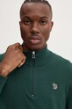 PS Paul Smith pulover din amestec de lana verde M2R.531XZ.N22226