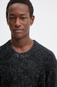 The Kooples sweter kaszmirowy czarny HPUL29023K