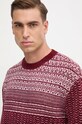 Светр з домішкою вовни Armani Exchange бордо XM000028.AF10351