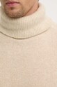 American Vintage sweter z domieszką wełny MFAL18BH24 beżowy