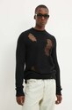 Diesel pulover de lana K-NORMAN negru A15189.0SJAT