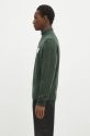 Wood Wood woolen jumper Blu AA CS Halfzip 10325502.4159 green AW24