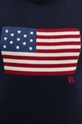Βαμβακερό πουλόβερ Polo Ralph Lauren 710718281 σκούρο μπλε