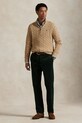 Одежда Хлопковый свитер Polo Ralph Lauren 710810841 бежевый