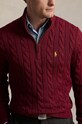 Bavlněný svetr Polo Ralph Lauren burgundské 710810841