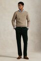 Одежда Хлопковый свитер Polo Ralph Lauren 710810846 коричневый