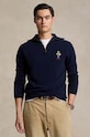 Вовняний светр Polo Ralph Lauren щільний блакитний 710946002