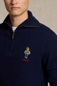 Вовняний светр Polo Ralph Lauren блакитний 710946002