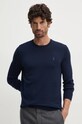 Polo Ralph Lauren sweter wełniany granatowy 710946143