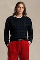 Polo Ralph Lauren sweter wełniany okrągły zielony 710949279