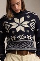 Polo Ralph Lauren sweter wełniany granatowy 710949302
