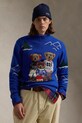 Vlnený sveter Polo Ralph Lauren vlna modrá 710952385
