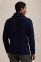 Polo Ralph Lauren kardigan wełniany 710956609 niebieski AW24