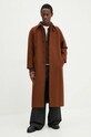 Samsoe Samsoe pulover de lana SAISAKS M24300014 maro AW24