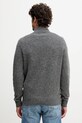 Odzież Barbour sweter wełniany MKN1590 szary