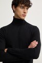Sisley sweter pozostałe czarny 10F2S2244