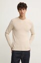 Ruházat Sisley gyapjúkeverék pulóver 102HS1B17 bézs