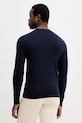 Oblečení Svetr z vlněné směsi Sisley 102HS1B17 námořnická modř