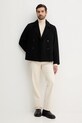 Sisley sweter z domieszką wełny 102HS2177 beżowy AW25