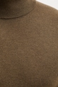 Sisley sweter z domieszką wełny 102HS2177 brązowy