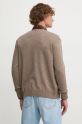 Sisley cardigan con aggiunta di lana 1041S600M marrone AW24