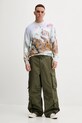 Bavlnený sveter Vans Premium Classics LX Printed Knit Sweater VN000HMFWHT1 modrá AW24