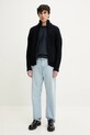 Кардиган з домішкою вовни Superdry M6110592A.2TF темно-синій AW24