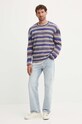 A.P.C. sweter wełniany pull bryce WPABG.H23358 szary AW24