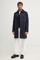 A.P.C. sweter wełniany pull alex WVBAJ.H23057 granatowy AW24