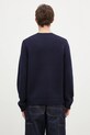 Odzież A.P.C. sweter wełniany Pull Edward WVBDJ.H23059 granatowy