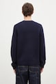 Oblečenie Vlnený sveter A.P.C. Pull Edward WVBDJ.H23059 tmavomodrá