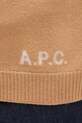 Вълнен пуловер A.P.C. Pull Edward кафяв WVBDJ.H23059