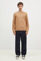 Шерстяной свитер A.P.C. Pull Edward WVBDJ.H23059 коричневый