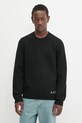 Шерстяной свитер A.P.C. Pull Edward шерсть чёрный WVBDJ.H23059