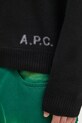 Шерстяной свитер A.P.C. Pull Edward чёрный WVBDJ.H23059