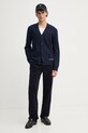 A.P.C. kardigan wełniany kenny WVBDK.H22305 granatowy AW24