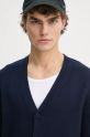 A.P.C. kardigan wełniany kenny granatowy WVBDK.H22305