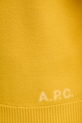 Шерстяной свитер A.P.C. pull edward WVBDK.H23059 жёлтый