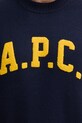 Шерстяной свитер A.P.C. pull joshua WVBDK.M23365 тёмно-синий