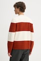 Odzież A.P.C. sweter wełniany pull edwardo WVBDL.H23364 pomarańczowy