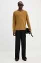 A.P.C. maglione in lana pull dany WYAAD.M23380 giallo AW24