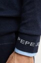 Кардиган з домішкою вовни Pepe Jeans NEW ANDRE MOCK ZIPPER PM702458 темно-синій