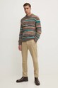 Pepe Jeans pulover din amestec de lana CLIF PM702464 maro AW24