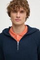 Одяг Бавовняний светр Pepe Jeans COLIN HOODIE PM702467 темно-синій